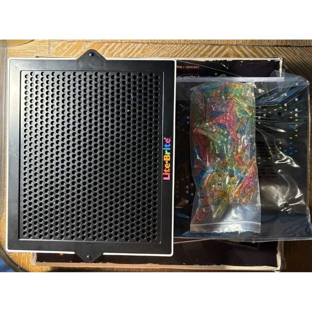 NEW Lite-Brite Classic, Favorite Retro Toy - Create Art with Light- 214 pieces